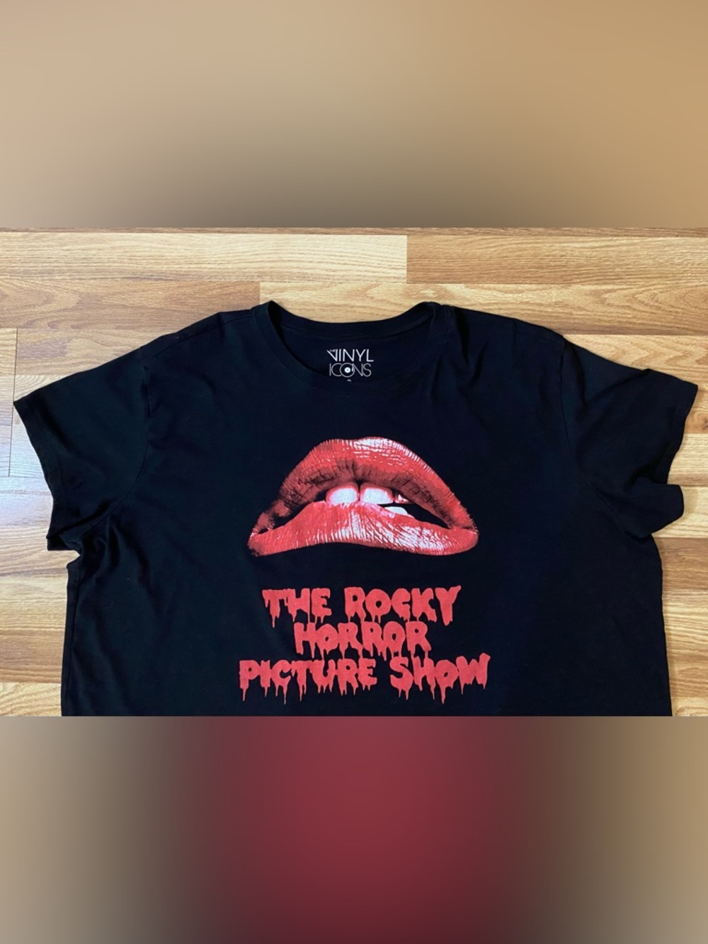 Torrid The Rocky Horror Picture Show Black Graphic Tee with Red Lips Size 3X - Picture 4 of 10